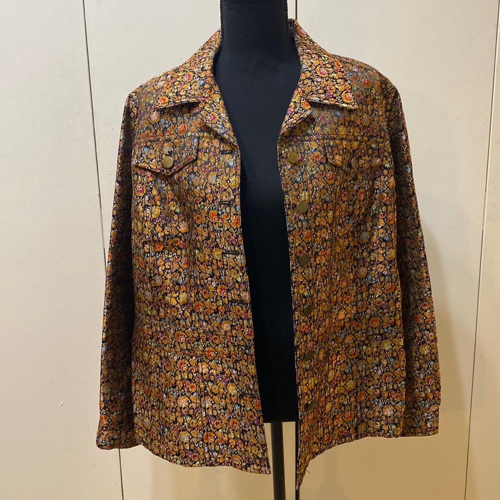 Coldwater Creek PXL colorful jacket in great condition